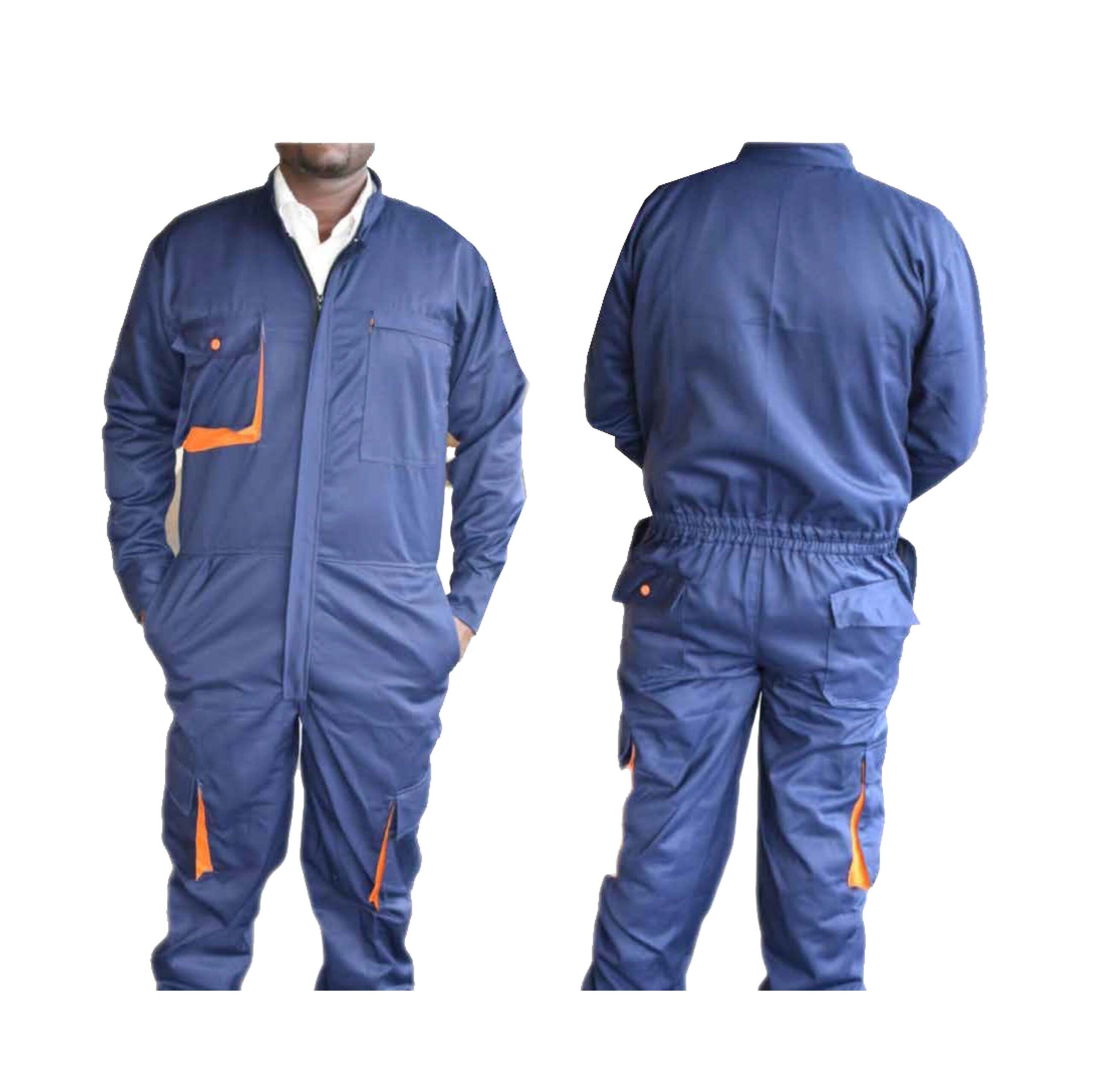 Navy Blue Cargo Overall