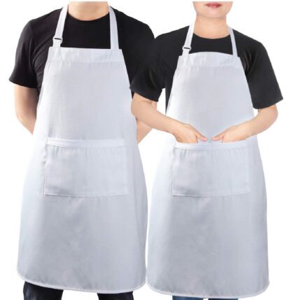 White Chef Apron