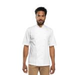 White Short Sleeve Chef Jacket