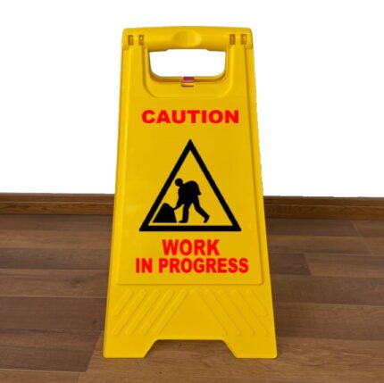 Work in Progess Caution Signs