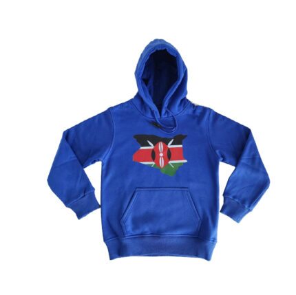 Branded Blue Kenyan Hoodie