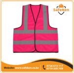Pink reflector vest