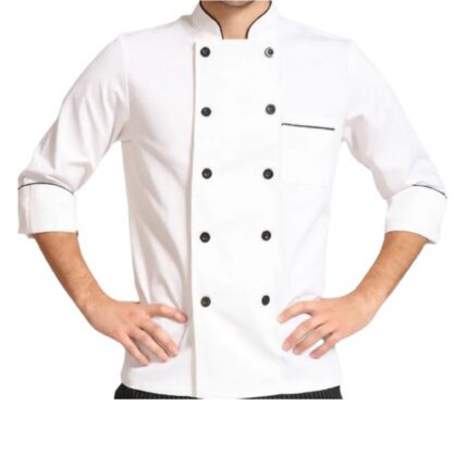 White Long Sleeve Chef Jacket