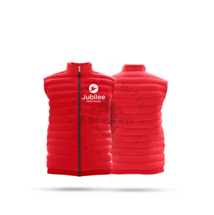 Branded Puff Half Jacket